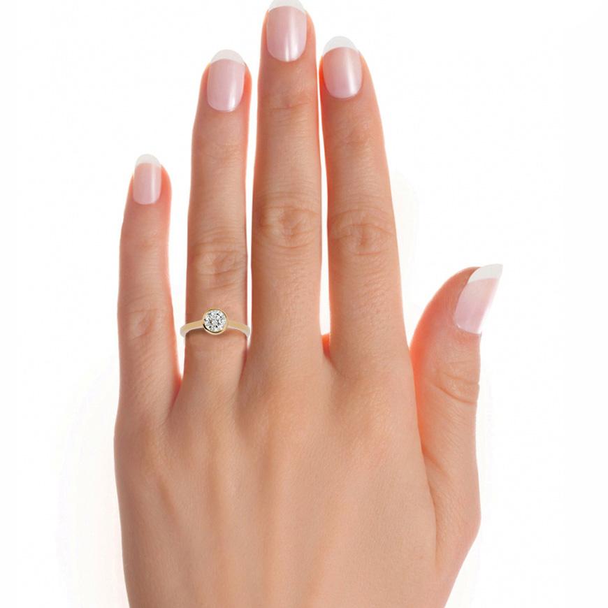 Bezel Solitaire Ring