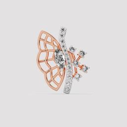 Butterfly Wing Stud Earrings