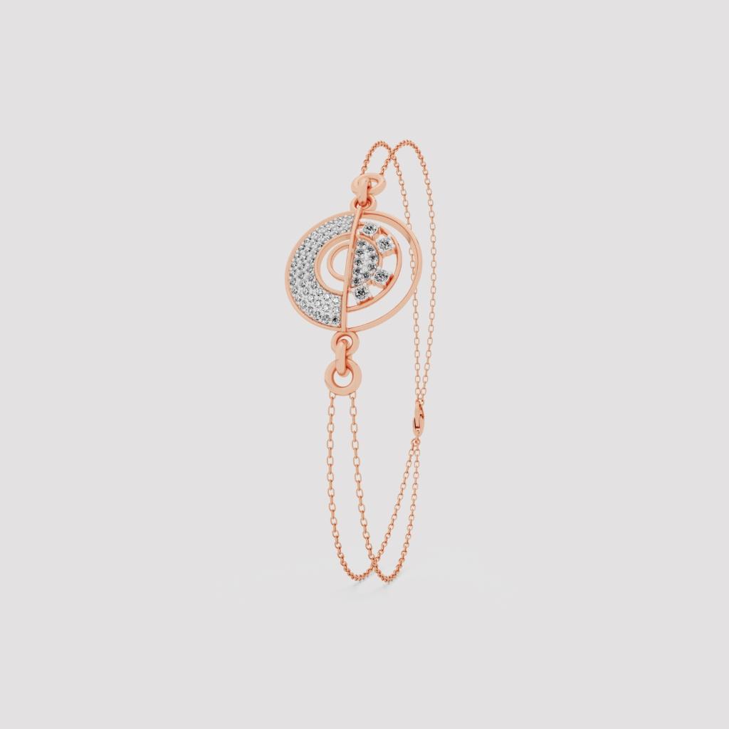 Celestial Moon Diamond Bracelet