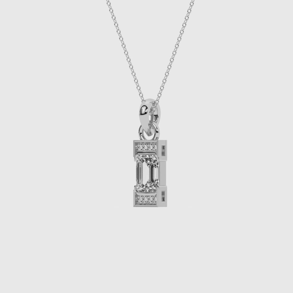 Classic Emerald Chain Pendant