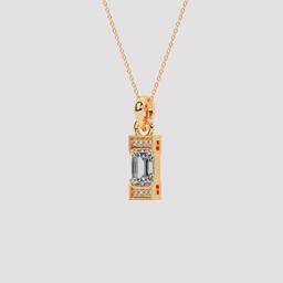 Classic Emerald Chain Pendant