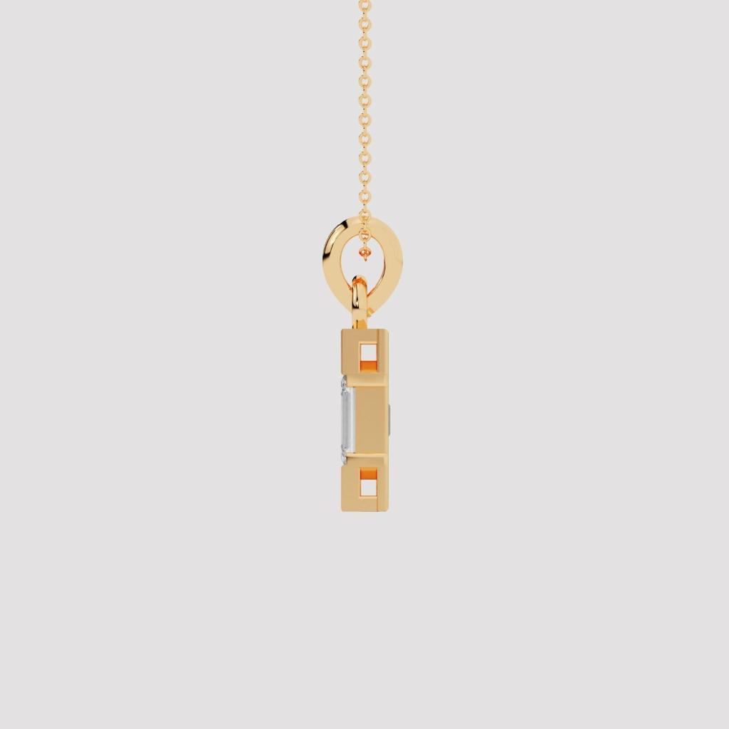 Classic Emerald Chain Pendant