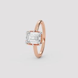 Emerald Solitaire Ring