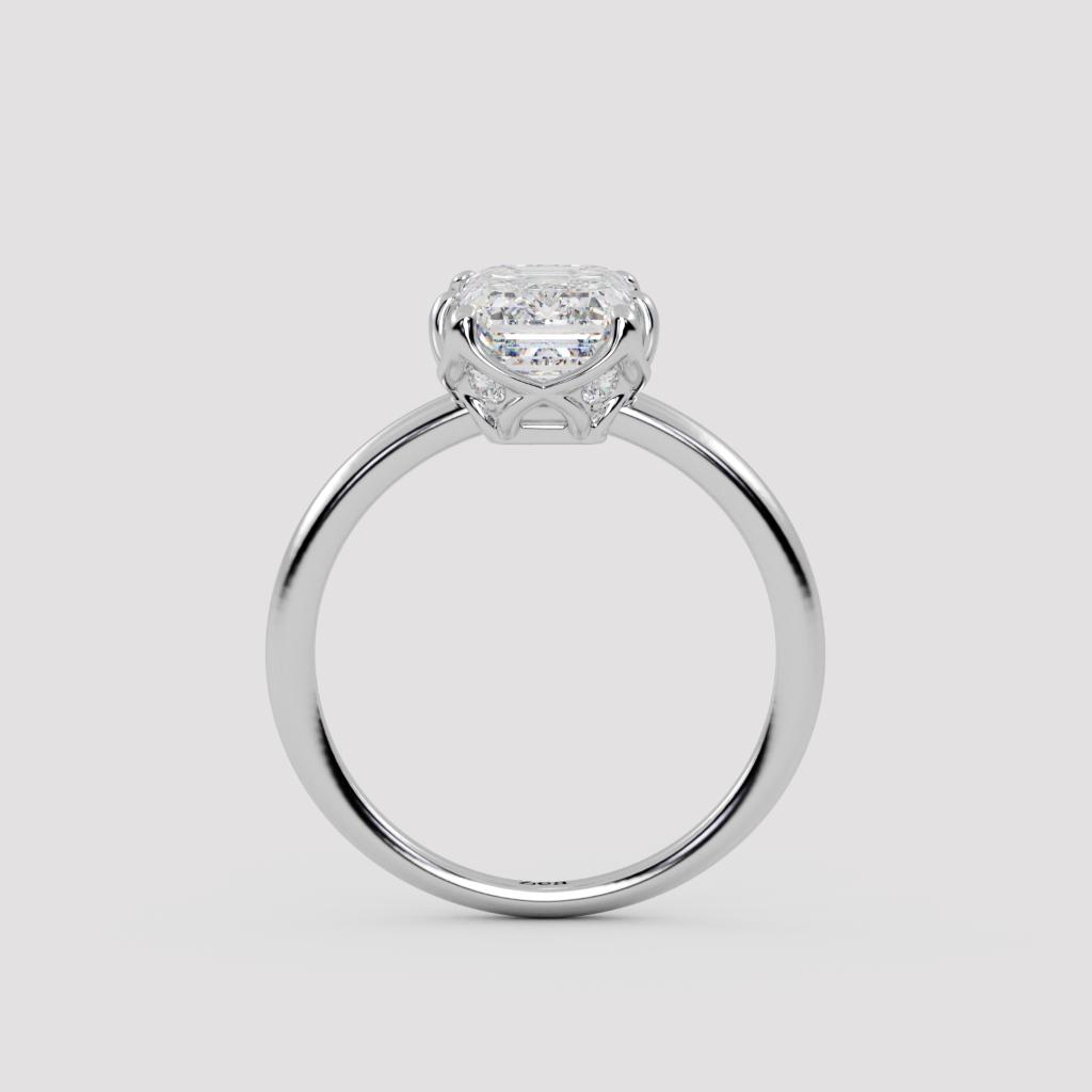 Emerald Solitaire Ring