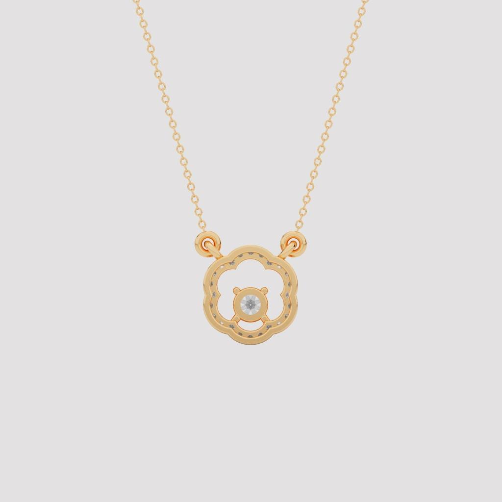 Floral Halo Pendant