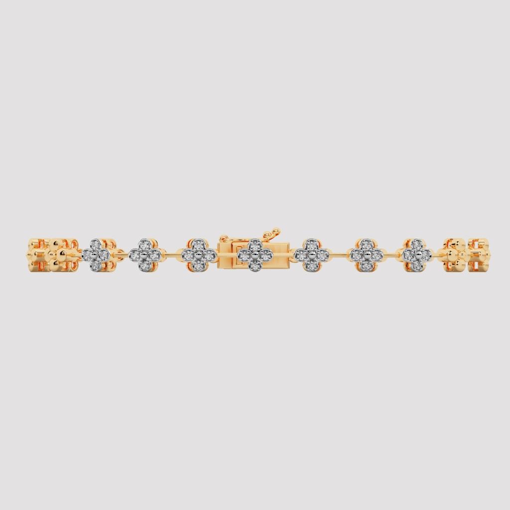 Florette Floral Diamond Bracelet