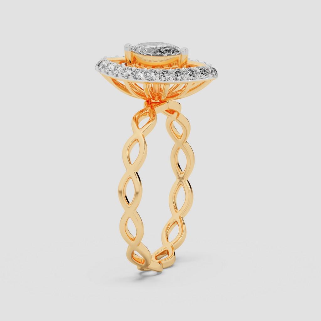 Infinite Marquise Halo
