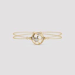 Invictus Football Diamond Slider Bracelet