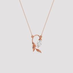Leafed Marquise Pendant