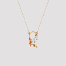 Leafed Marquise Pendant