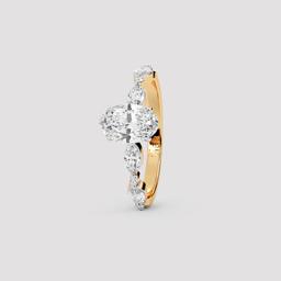Leafy Oval Solitaire