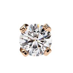 Majestic Round Prong Earring
