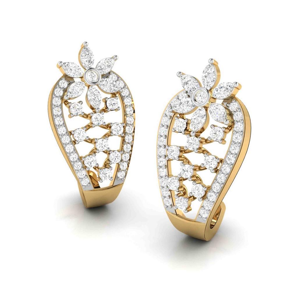 Marquise Floral Earrings
