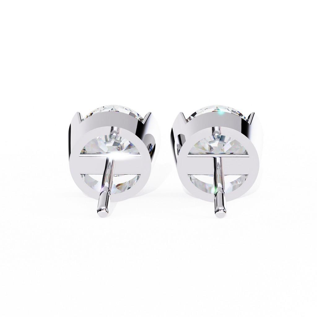 Opulent Round Bezel Earring