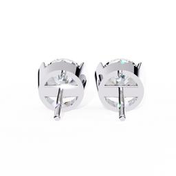Opulent Round Bezel Earring