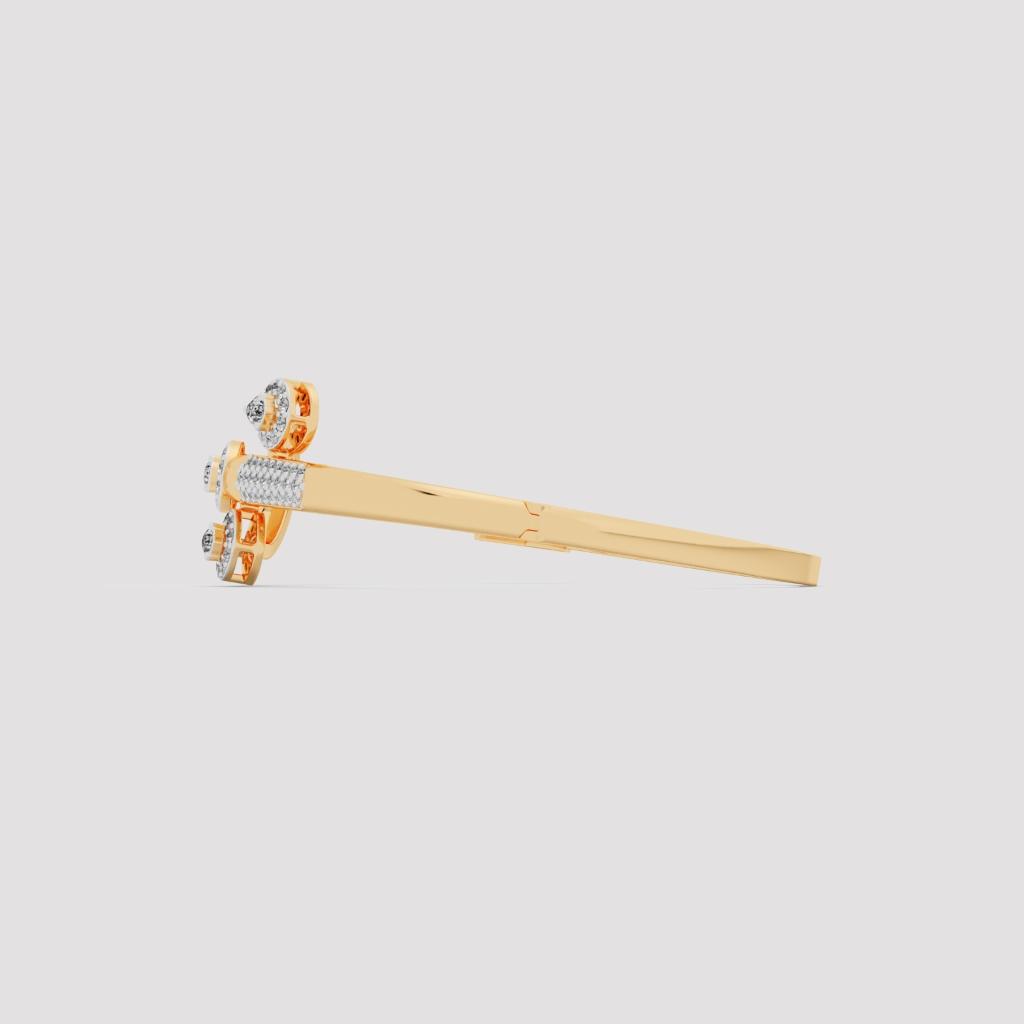 Pear Diamond Artistic Bangle