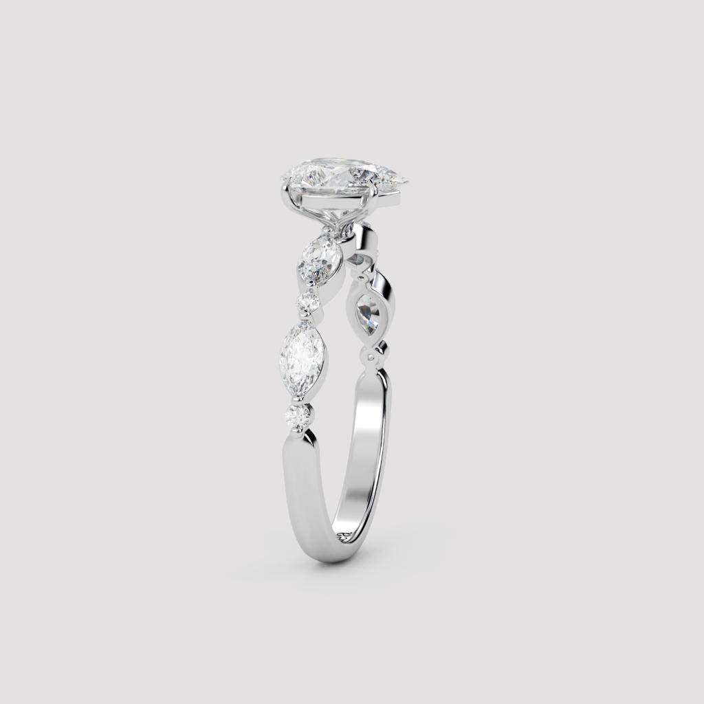 Pear Leaf Ring