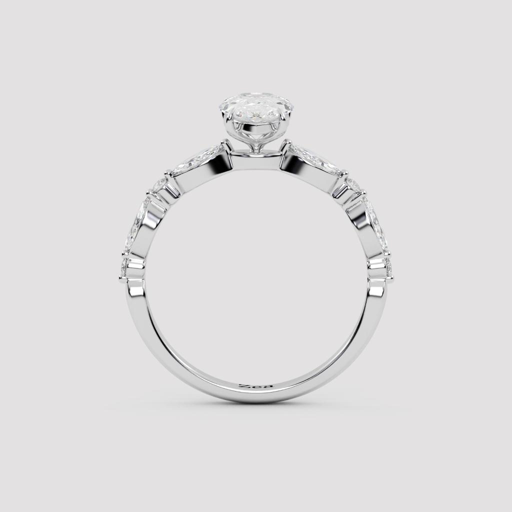 Pear Leaf Ring