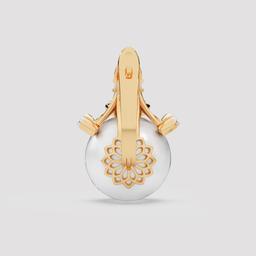 Pearl Diamond Crown Earrings