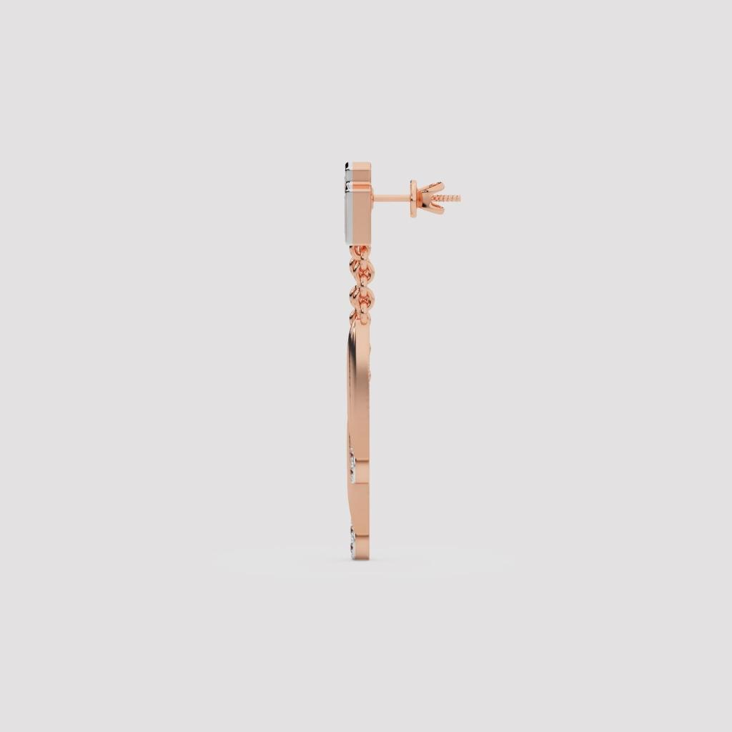 Princess Chain Drop Earrings