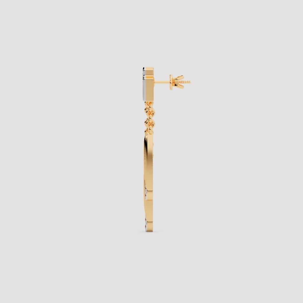 Princess Chain Drop Earrings