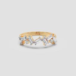 Radiant Baguette Cluster Band