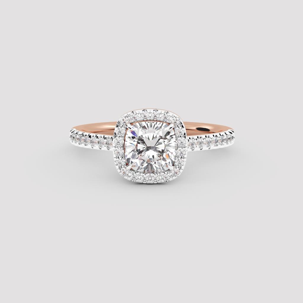 Radiant Cushion Ring