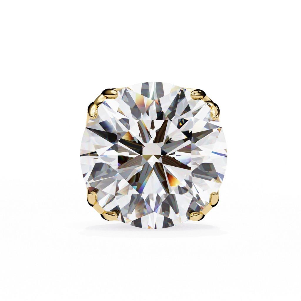 Sovereign Round Stud Earring