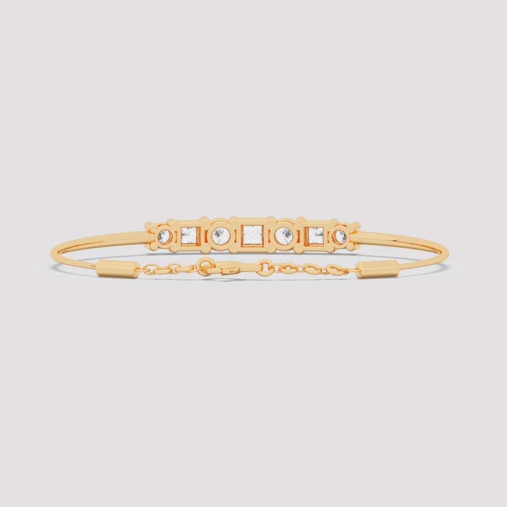 Swara Mixed Diamond Bracelet