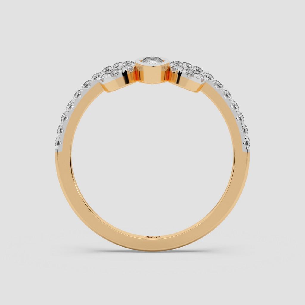 Tri-Pear Bloom Ring