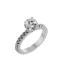Twisted Radiance Solitaire Ring