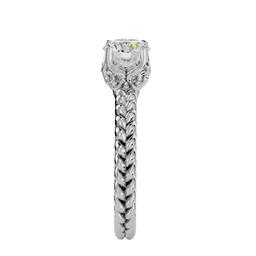 Twisted Radiance Solitaire Ring