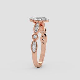 Vintage Marquise Solitaire Ring