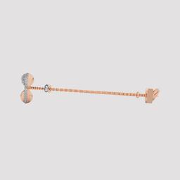 Zyra Yin-Yang Diamond Slider Bracelet