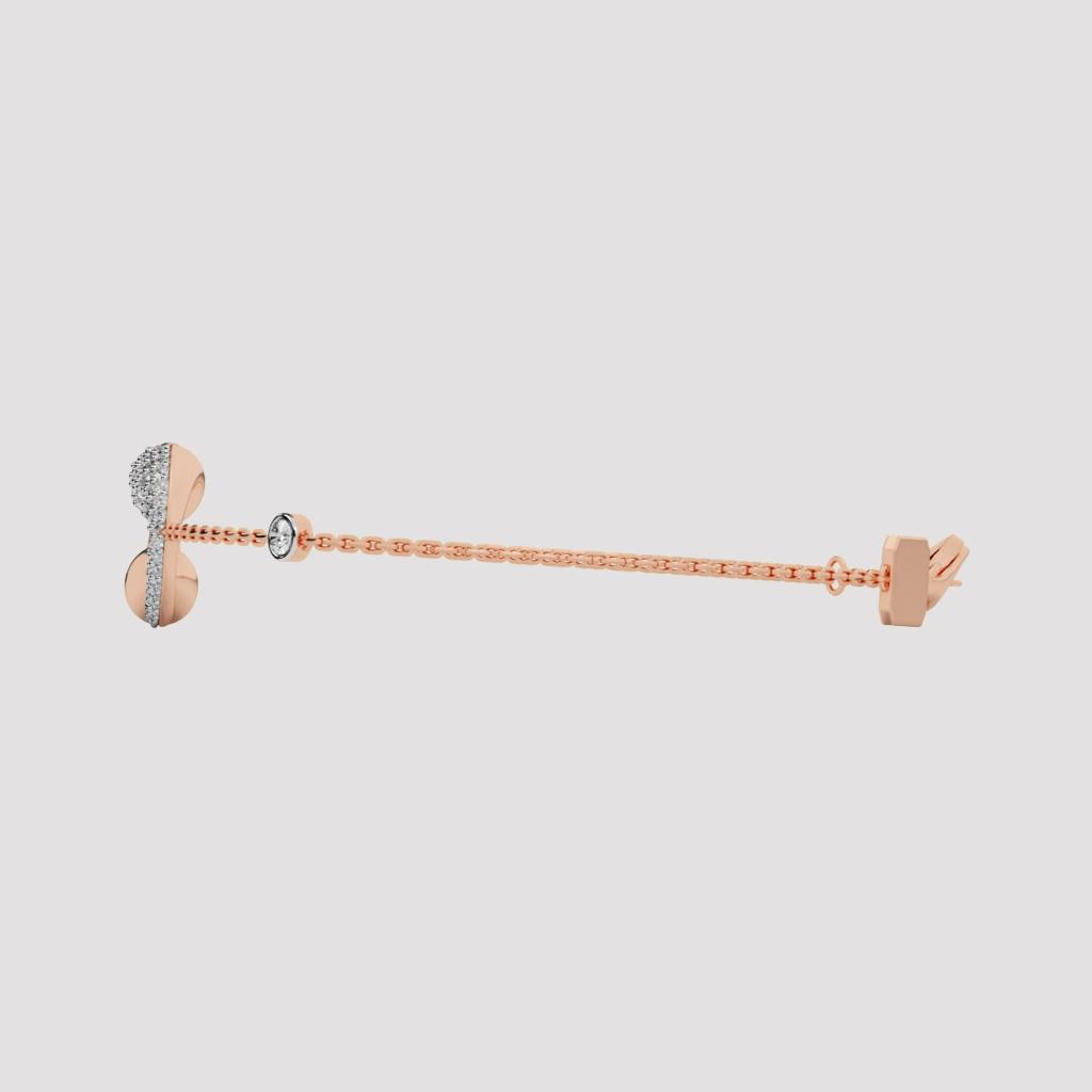 Zyra Yin-Yang Diamond Slider Bracelet