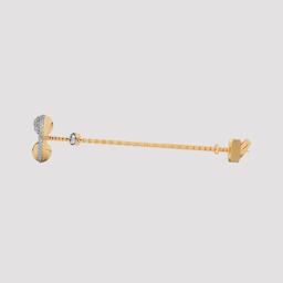 Zyra Yin-Yang Diamond Slider Bracelet