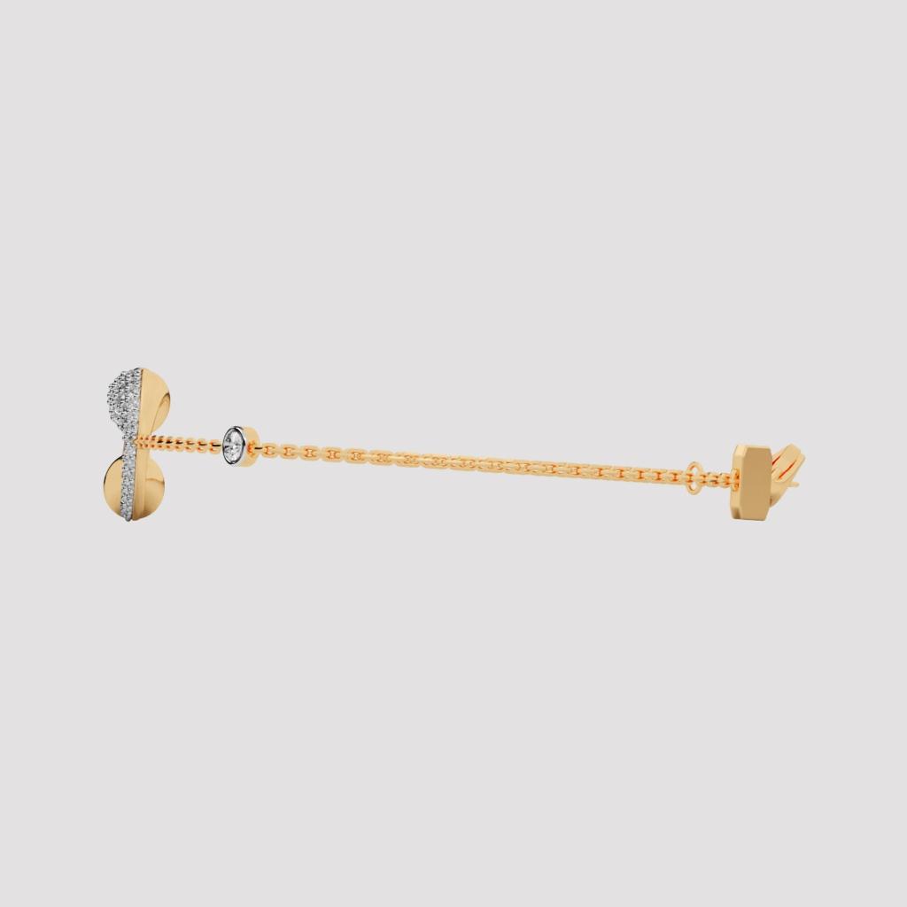 Zyra Yin-Yang Diamond Slider Bracelet
